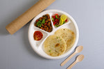 Round Compartment Plates