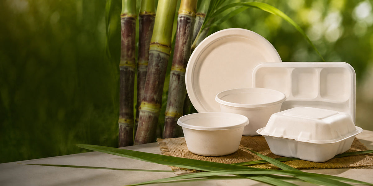 Made from Sustainable Bagasse