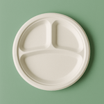 Round Compartment Plates